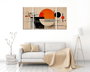 Wallity Set de 3 Pinturas Decorativas en Lienzo MXC03 Multicolor